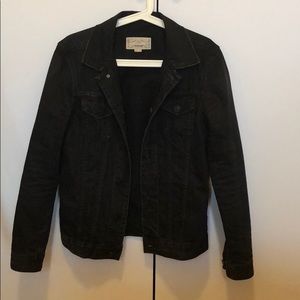 All Saints black denim jacket